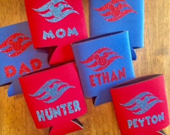 Disney Crusie, Fish Extender, Personalized Can Cooler