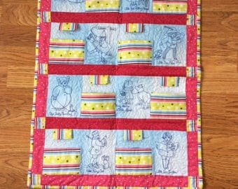 Baby/Toddler storybook play quilt