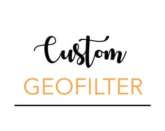 Fully Custom Snapchat Filter, Custom Geofilter, Match Your Invite, Rush Delivery, Custom Birthday Geofilter, Custom Wedding Geofilter