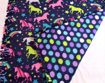 Unicorn Party Blanket - Unicorn Bedding - Unicorn Birthday - Girls Unicorn Blanket - Girls Bedding - Unicorn Theme - Unicorn Theme Party