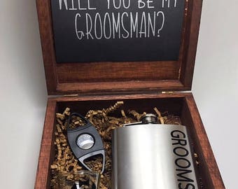 Groomsman gift box / Will you be my groomsman / Groomsman Proposal / Best Man Gift / Groomsman Gift / will you be my best man