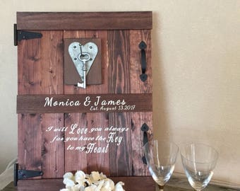 Rustic Wedding Guest Book, Alternative Wedding Guest Book, Guest Book Alternatives, Wedding Guest Book Alternative, Barn Door Mini Barn Door