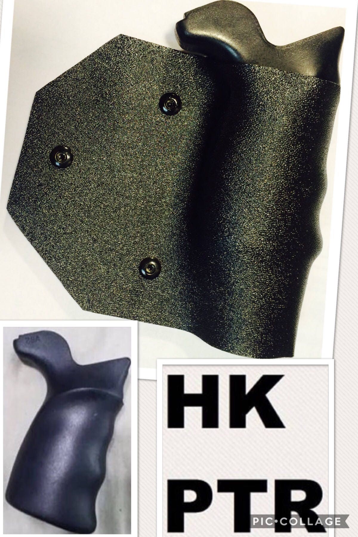 Featureless California Fin Grip Hk PTR91 wrap CA Legal