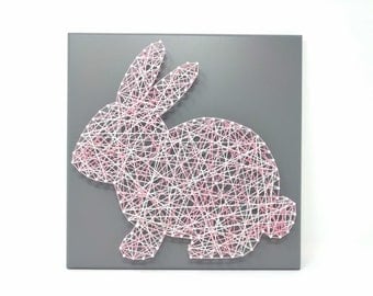 Bunny string art | Etsy