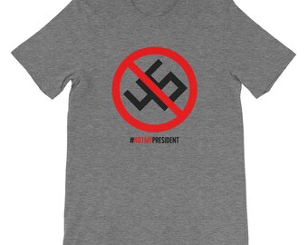 Anti Trump Unisex short sleeve t-shirt. Dump Donald Trump Shirt For Progressives Liberal & Democrats. Resistance Tee.