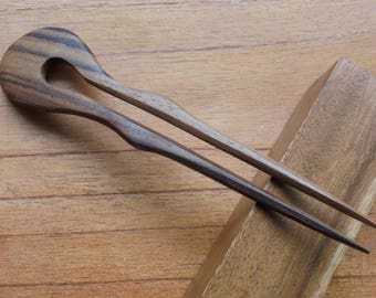 2 Prongs Wooden Hair Sticks, Hair Pin, Hair Fork, Hair Accessories HS22