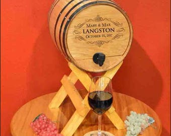 Personalized Bag-N-Barrel™ Wedding, Party, Anniversary, Wine