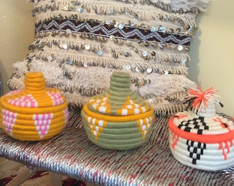 Small Moroccan baskets