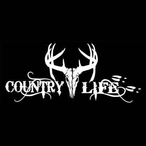 Country Country Life Design vinyl decal car/truck