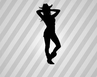 Download Cowgirl svg | Etsy