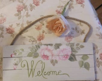 plate has hanging painted manually personalized