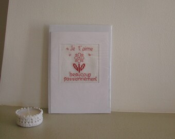 Embroidery for yourself or gift card