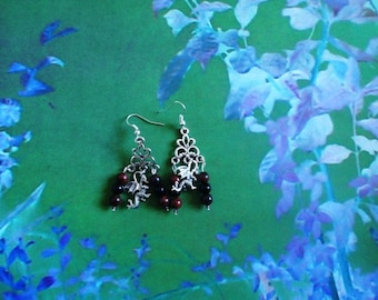 Dragon heart earrings