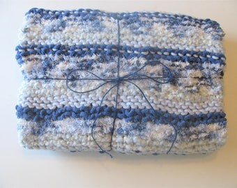 Blueberry Knit Baby Blanket