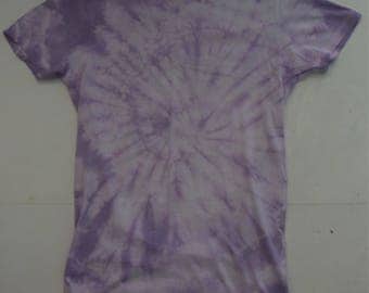 Purple tie dye unisex t-shirt