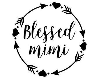 Download Blessed nana decal | Etsy