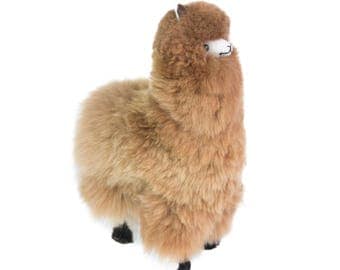 fluffy alpaca toy