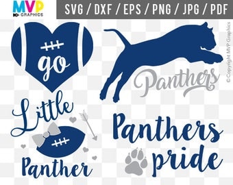 Panthers SVG, Go Panthers SVG, Panthers Pride SVG, Football Cut Files, Panthers Vector Files, Panthers Designs for Cutting Machines, mvp-27