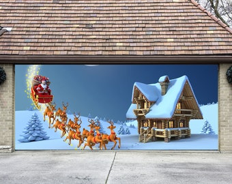 Christmas Garage Door Covers Nativity Scene by CharmYourHome