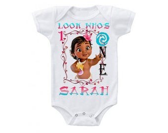 Moana Birthday Shirt, Moana 1st Birthday Onesie Shirt, Baby Moana Birthday Onesie, Moana Birthday Tee, Moana Birthday Party