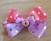 Items similar to Donut Bow on Etsy