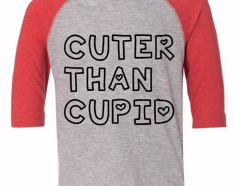 Download Cupid is My Homeboy Raglan Valentine's Day Shirt for boys