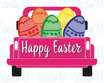 Free Free 259 Truck With Easter Eggs Svg SVG PNG EPS DXF File