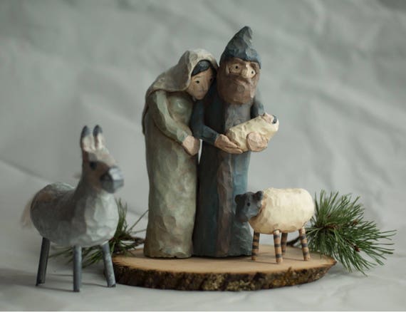 Nativity folk art by Trieste Prusso Design
