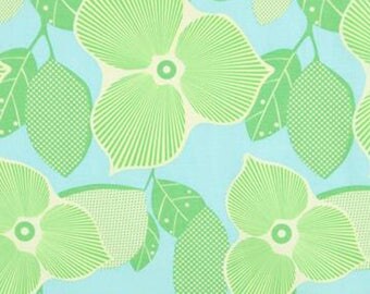 Amy Butler Midwest Modern Collection Optic Blossom Ice Fabric By The Yard