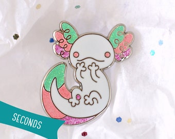 Axolotl Enamel Lapel Pin ~ Fairy Kei (SECONDS SALE)