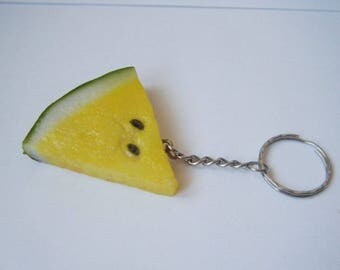 Key - slice of watermelon melon yellow