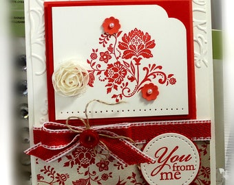 Friendship Card- Stampin' Up To You From Me
