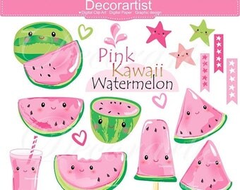 watermelon clip etsy watermelon clip etsy