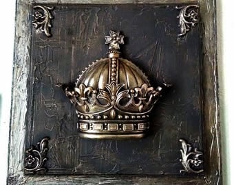 Wall Crown Decor crown decor | etsy Wall Crown Decor crown decor | etsy