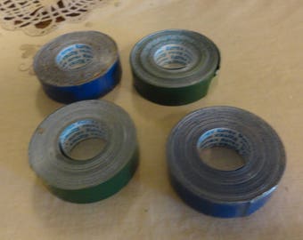 Vintage DYMO ROTEX Labelmaker Tape Lot Green Blue