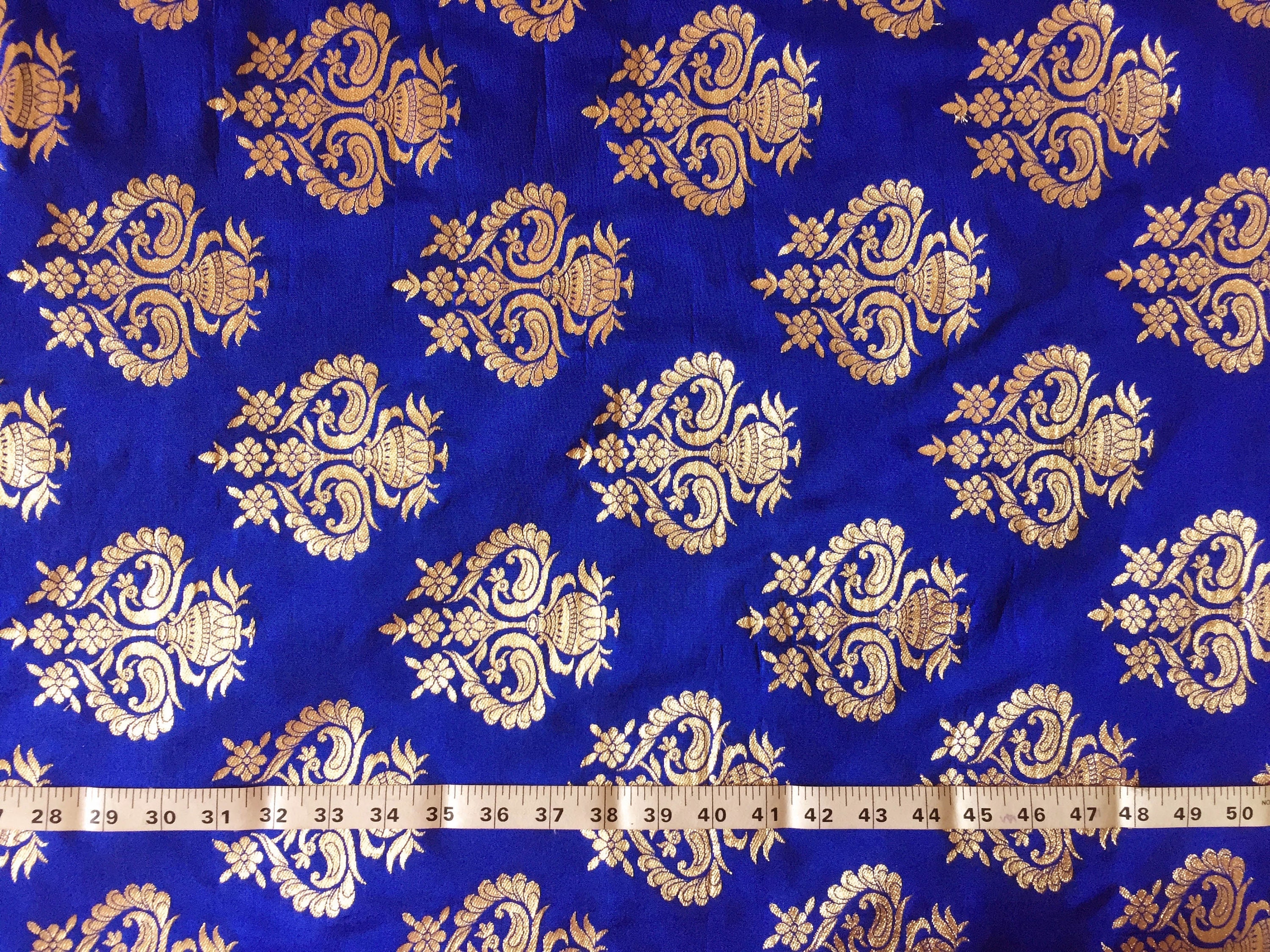brocade by the yard indian fabric silk brocade banaras