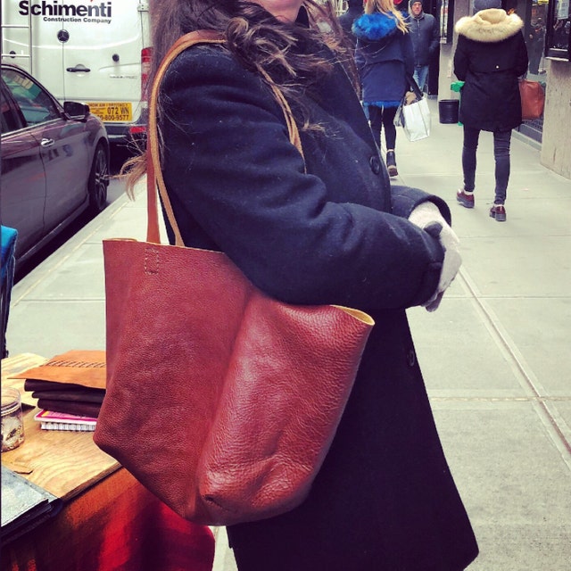 Handmade Leather Bags Totes Duffles by LUSCIOUSLEATHERNYC on Etsy