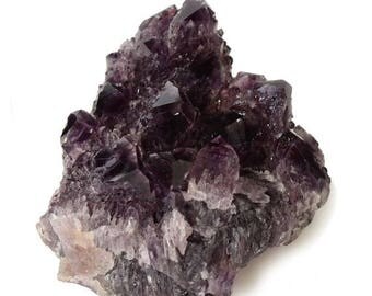 ON SALE Rare 359 gm AMETHYST Elestial Rough Specimen Multiple Complex Points Healing Crystal and Stone Meditation Soothing Energy #Ae17