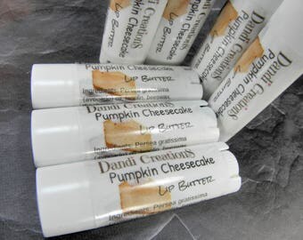 PUMPKIN CHEESECAKE lip butter/lip balm/lips/unsweetened/lipstick/gift for women/skin care/lip care/lips/favors/gift ideas/wholesale lip balm