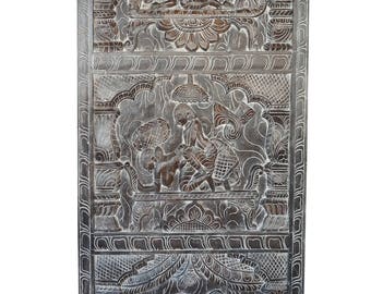 Antique Hand Carved Kamasutra Love Desire Vintage Decorative Panel Bedroom Decor, Wall Hanging, Wall Decor