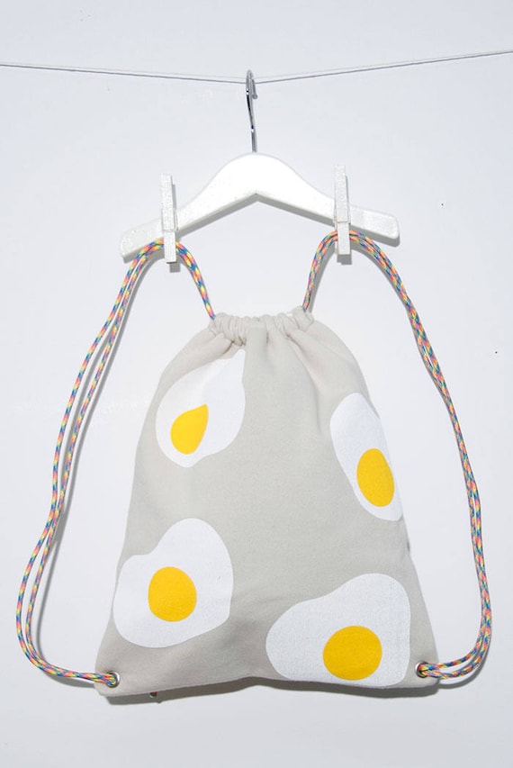 Fried egg travel backpack/bag