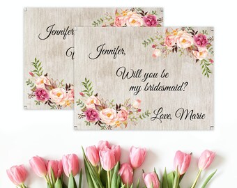 Ask bridesmaid, bridesmaid printable, bridesmaid invite, my matron of honor, bridesmaid card set, ask bridesmaid, matron of honor card, ask