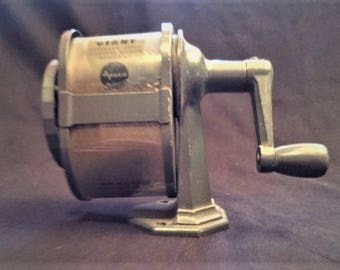 Apsco Giant wall or desk mount crank handle pencil sharpener