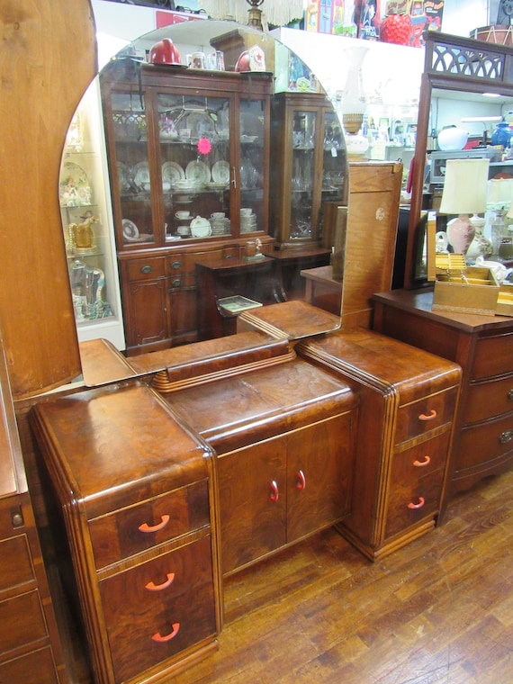 Art Deco Vanity & Mirror