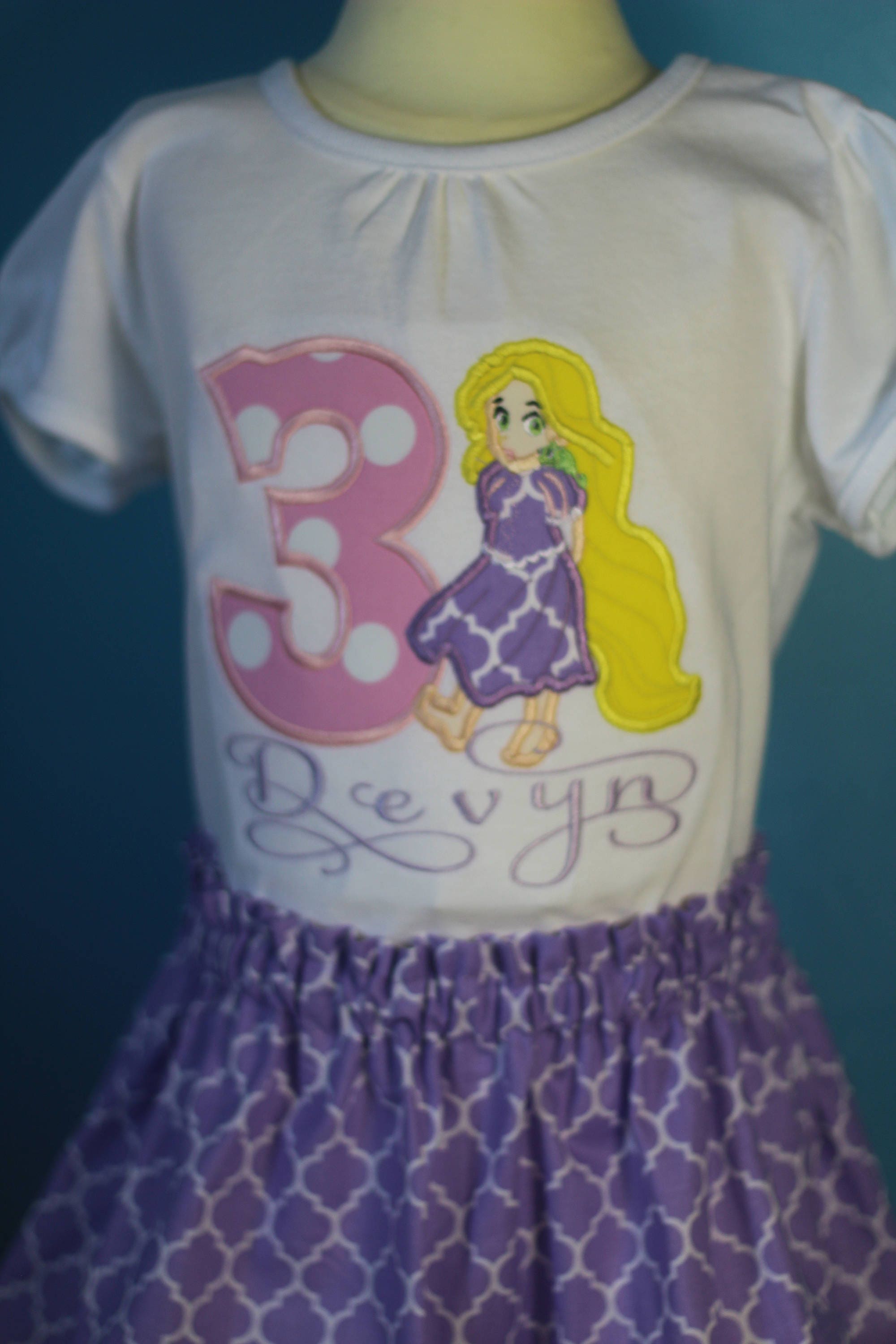 tangled birthday outfit