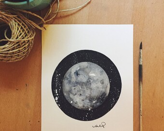 Moon illustration | Etsy