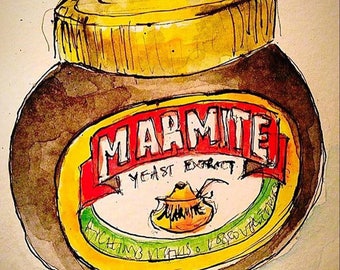 Marmite card | Etsy UK