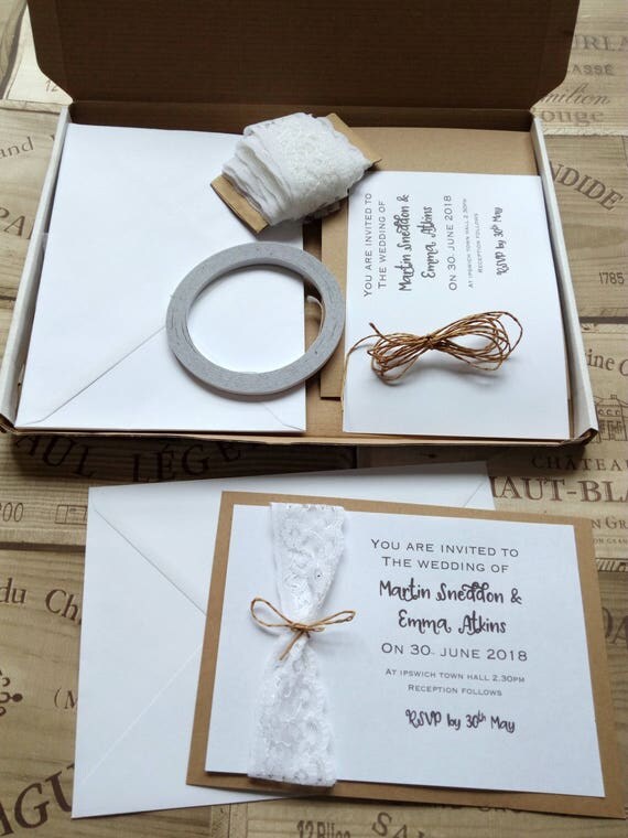 Wedding Invitation Kit Make Your Own Wedding Invitations