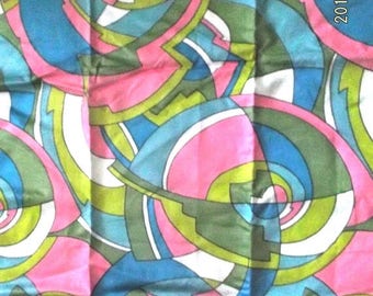 ON SALE Retro Schwartz Lieman textile fabric Pucci inspired print 2+yds~