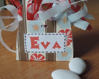 Customizable sweets/candy box. Model bag - daugther birthday.